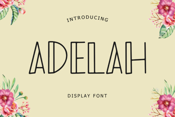 Adelah Font for Eye-Catching Brand Content