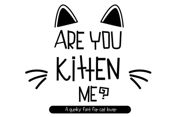 Are You Kitten Me Font for Eye-Catching Campaigns