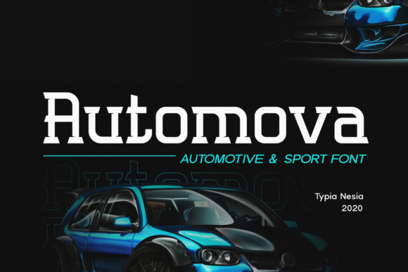 Automova: A Friendly Display Font for Creative Branding