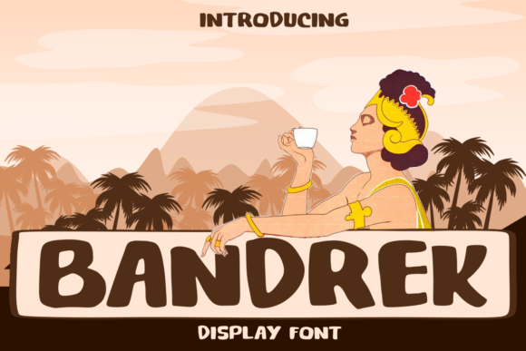Bandrek: A Bold Display Font for Modern Editorial Design