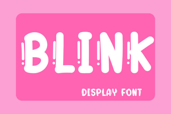 Blink Font for Vibrant Web Designs