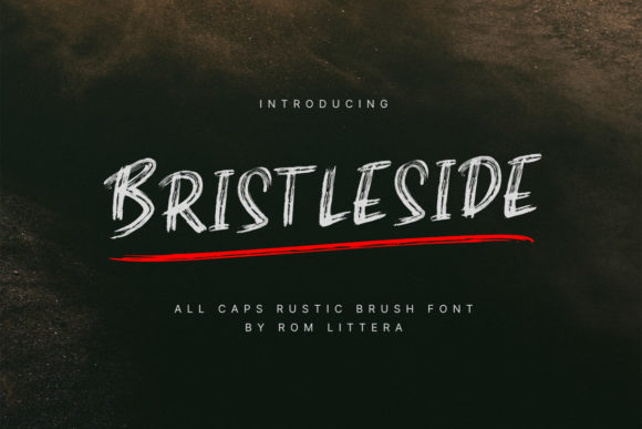 Bristleside Font for Bold Web Design