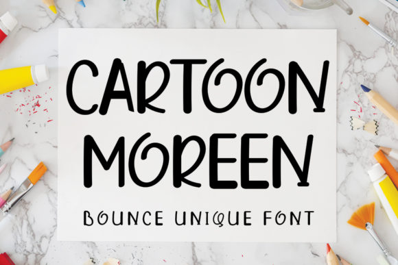 Cartoon Moreen: A Joyful Typeface for Editorial Design