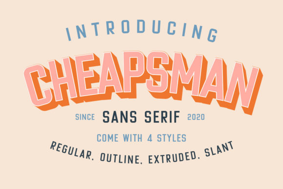 Cheapsman Display Font Review