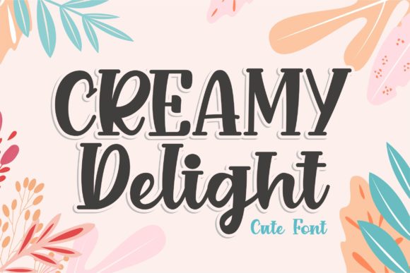 Creamy Delight Font for Web Design