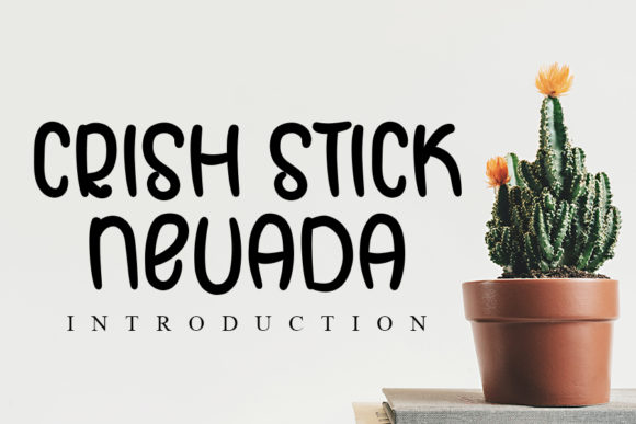 Crish Stick Nevada: A Joyful Display Font for Editorial Projects