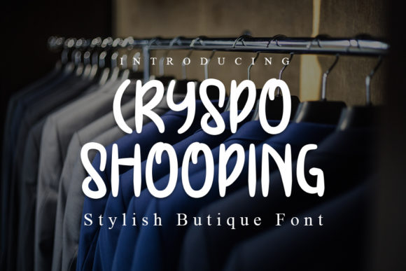 Cryspo Shooping: A Joyful Display Font for Editorial Design
