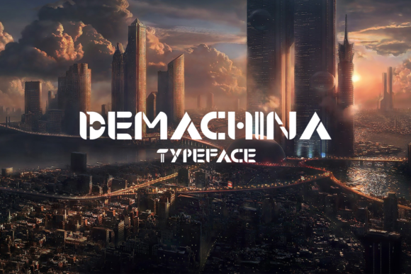 Demachina: A Futuristic Font for Modern Branding