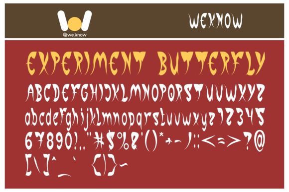Experiment Butterfly: A Playful Display Font for Web Projects