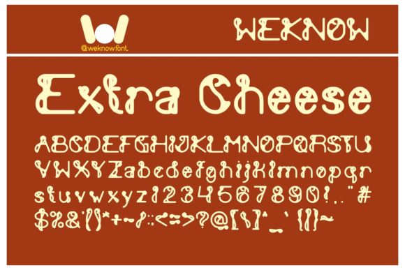 Extra Cheese Display Font Review
