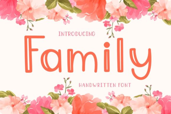 Family Font for Campaign Creatives