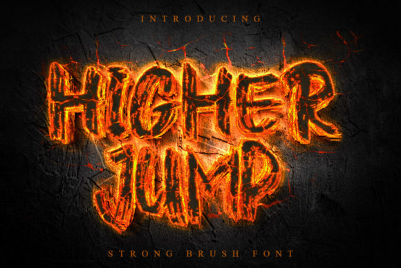 Higher Jump Font for Handmade Creations