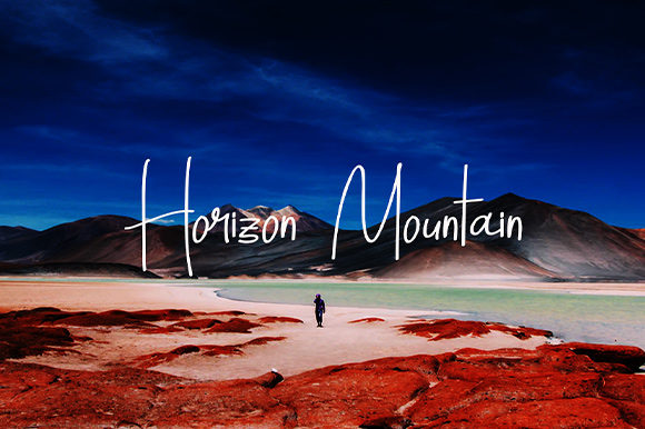 Horizon Mountain: A Fresh Display Font for Modern Branding
