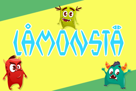 Lamonsta: A Playful Display Font for Creative Projects