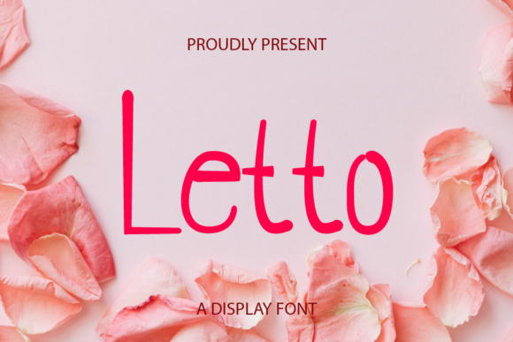 Letto: A Sweet Display Font for Web Design