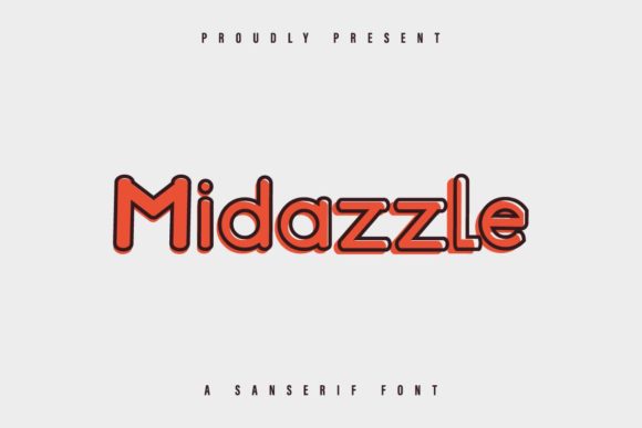 Midazzle Font for Eye-Catching Brand Content