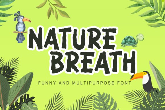Nature Breath Font for Web Design