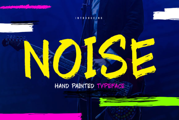 Noise: A Casual Display Font for Modern Branding