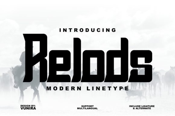 Relods Font for Professional Branding
