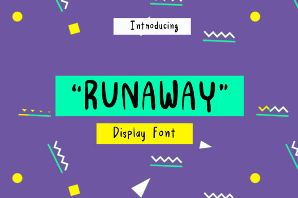 Runaway: A Joyful Display Font for Creative Projects