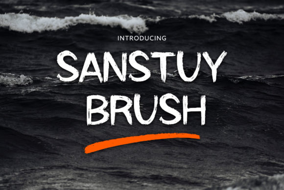 Sanstuy Brush: A Bold Display Font for Web Design