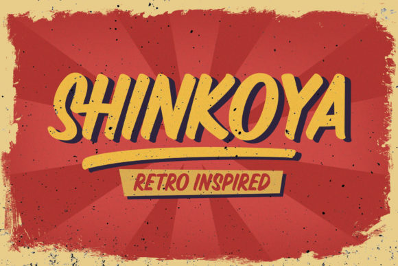 Shinkoya: A Vintage Font for Timeless Branding