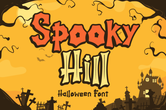 Spooky Hill Font for Handmade Creations