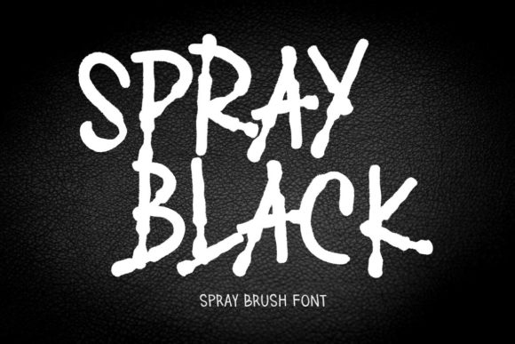 Spray Black: A Display Font for Bold Brand Moments