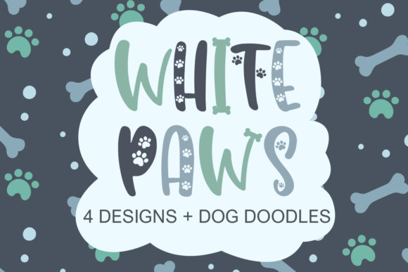 White Paws: A Quirky Font for Creative Branding Projects