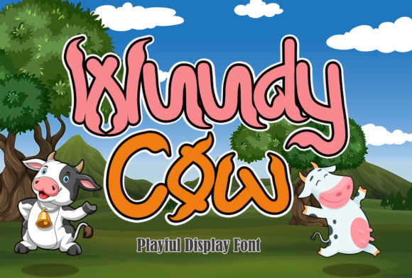 Wuudy Cow: A Versatile Display Font for Web Design